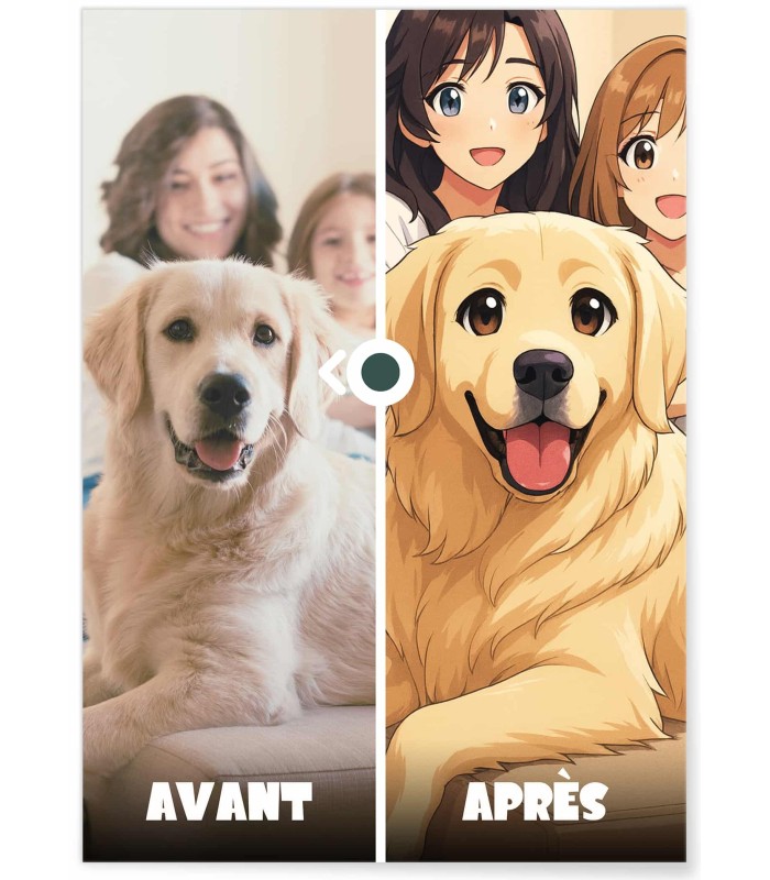Affiche Manga Personnalisée┃Animaux