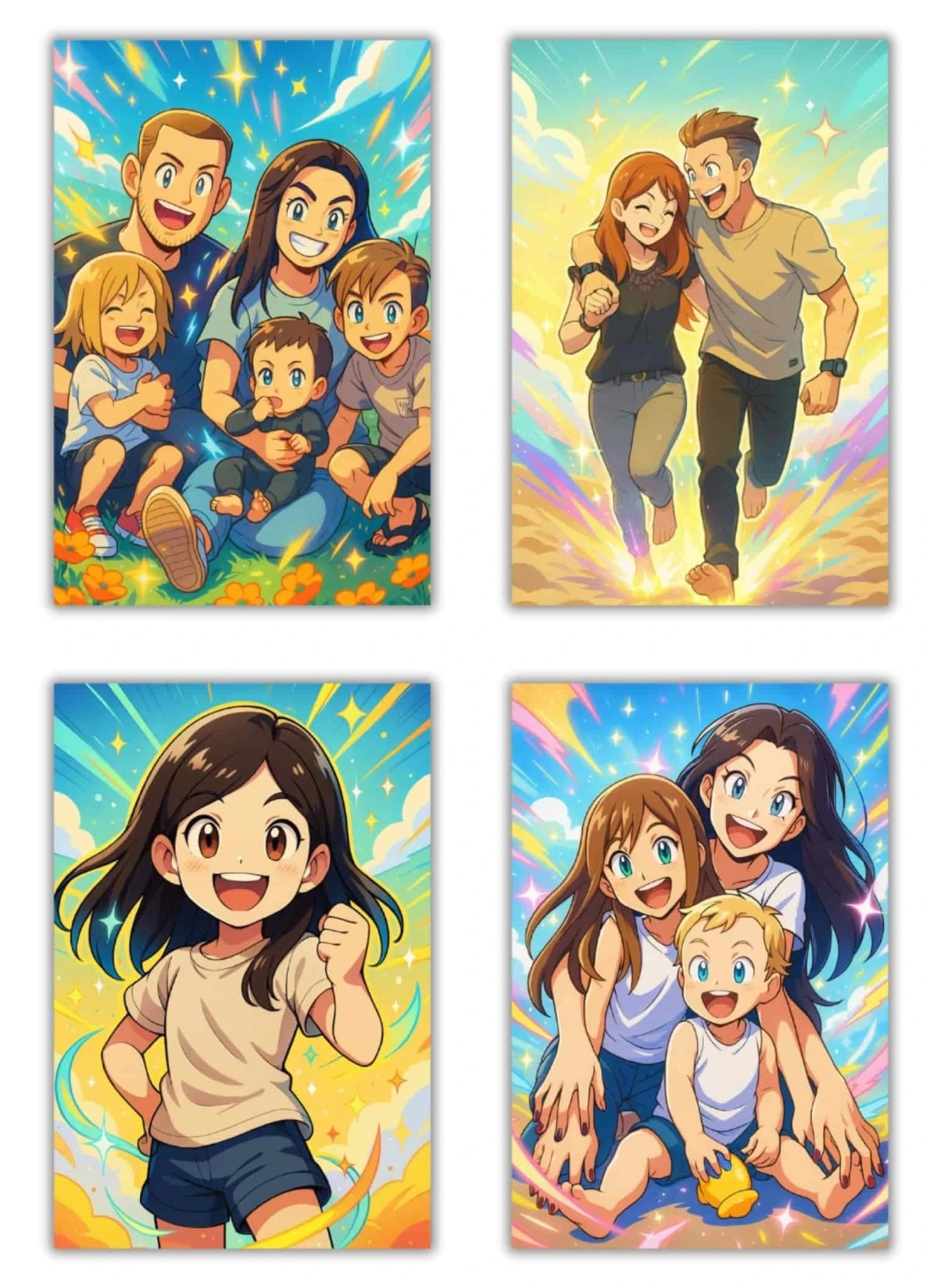 Affiche Manga Personnalisée Papa  | LAFFICHERIE