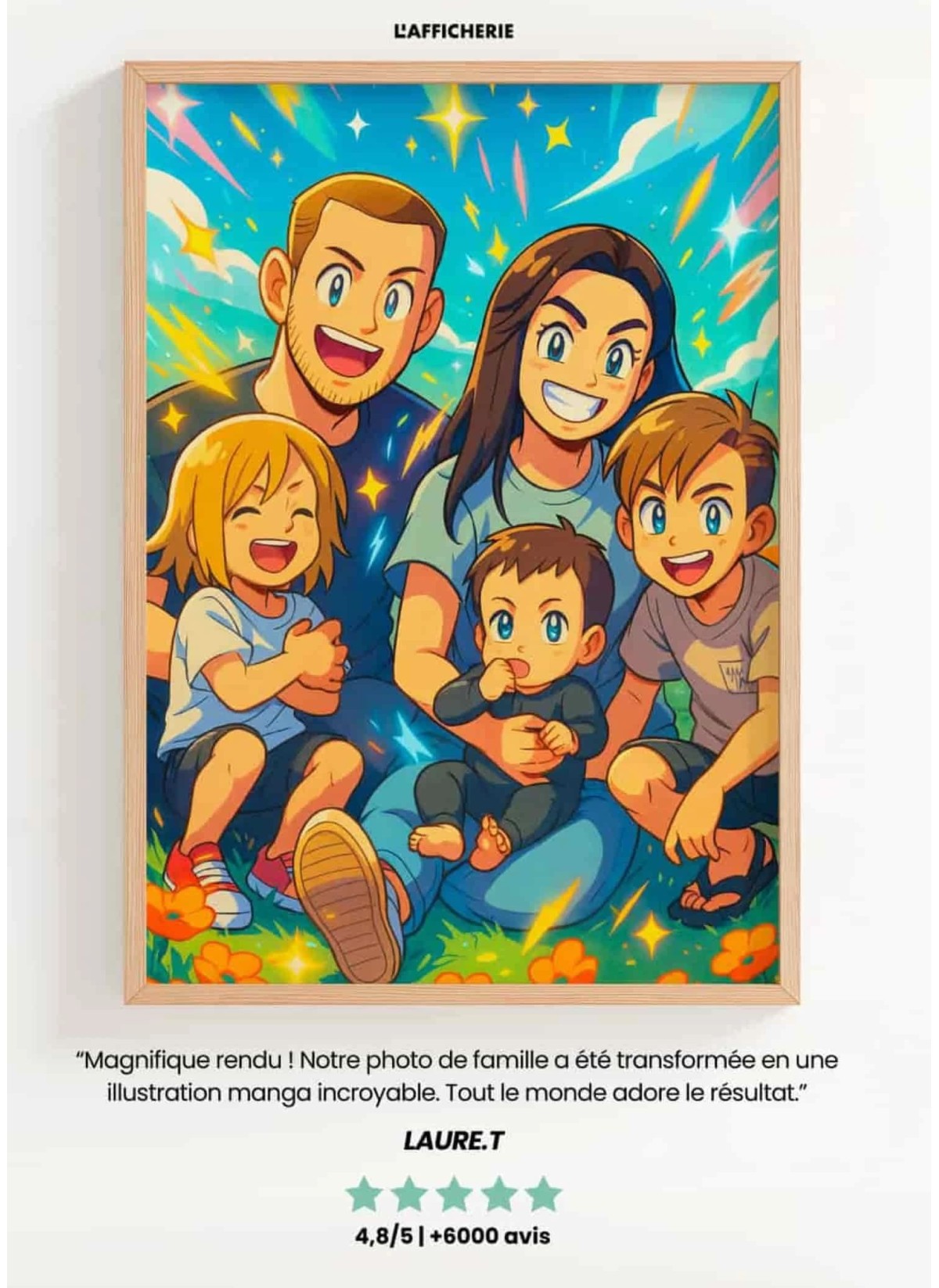 Affiche Manga Personnalisée enfants  | LAFFICHERIE