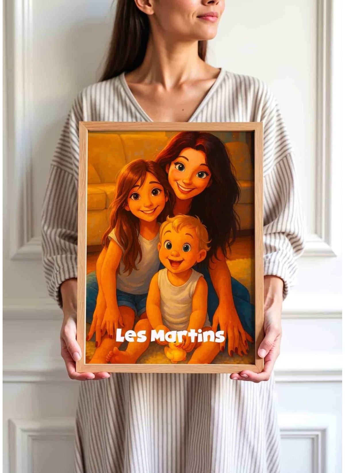 Affiche Style Animation 2 Personnalisée – Portrait magique par IA pour amis| LAFFICHERIE