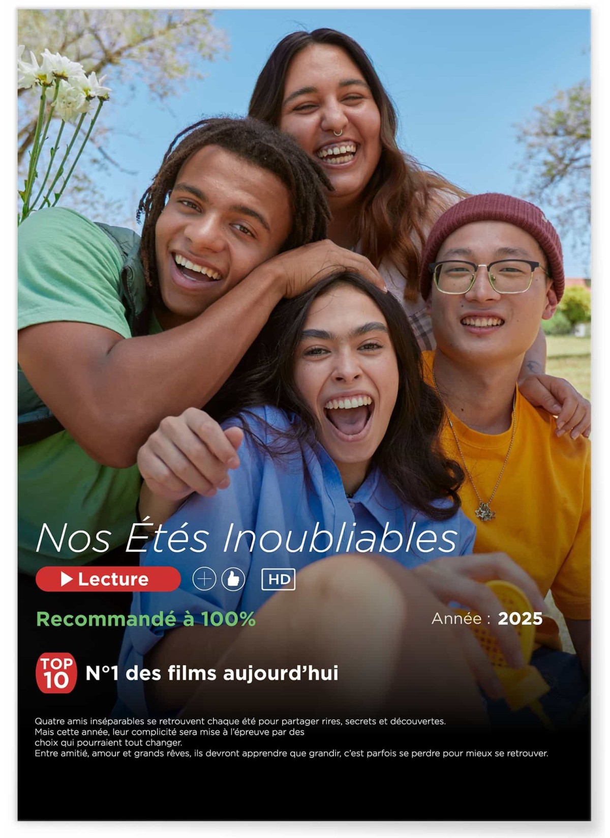 Affiche Netflix personnalisée pour amis | Cadeau original & fun