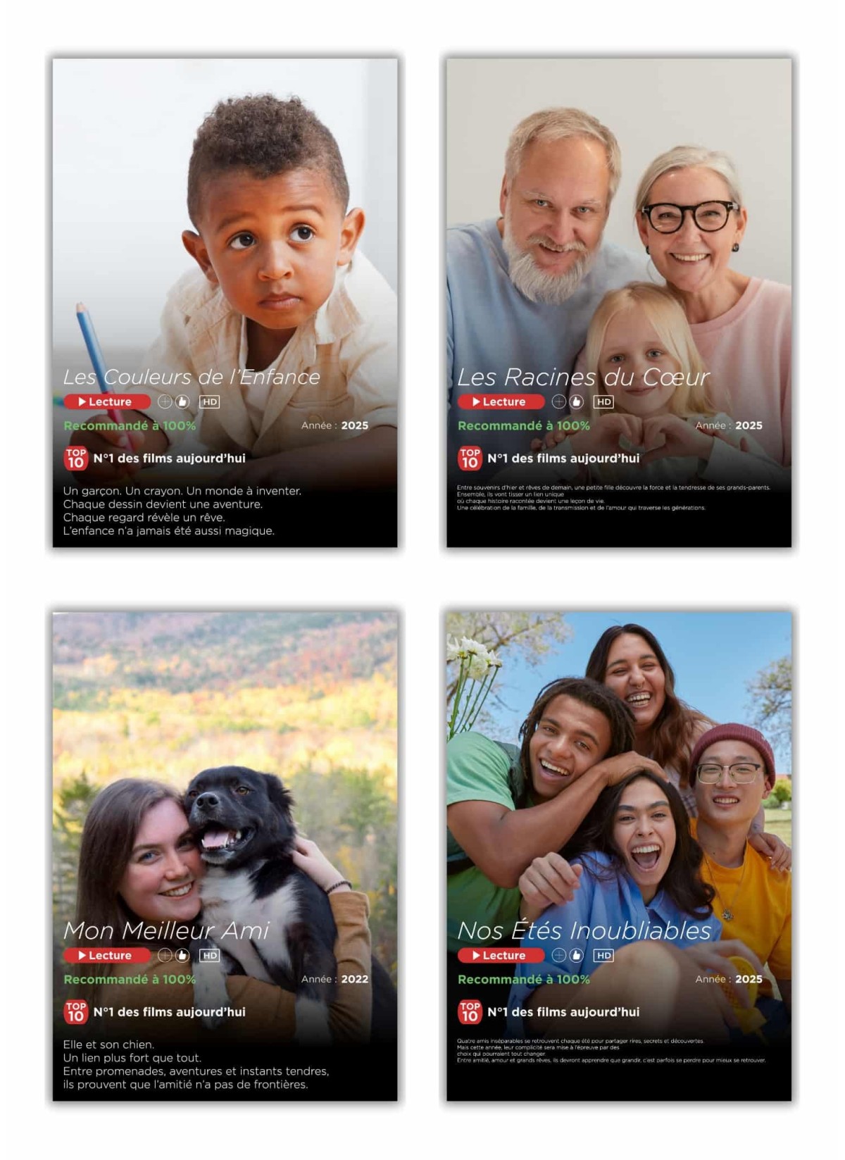 Affiche Netflix personnalisée pour oncle et tante| Cadeau original & fun