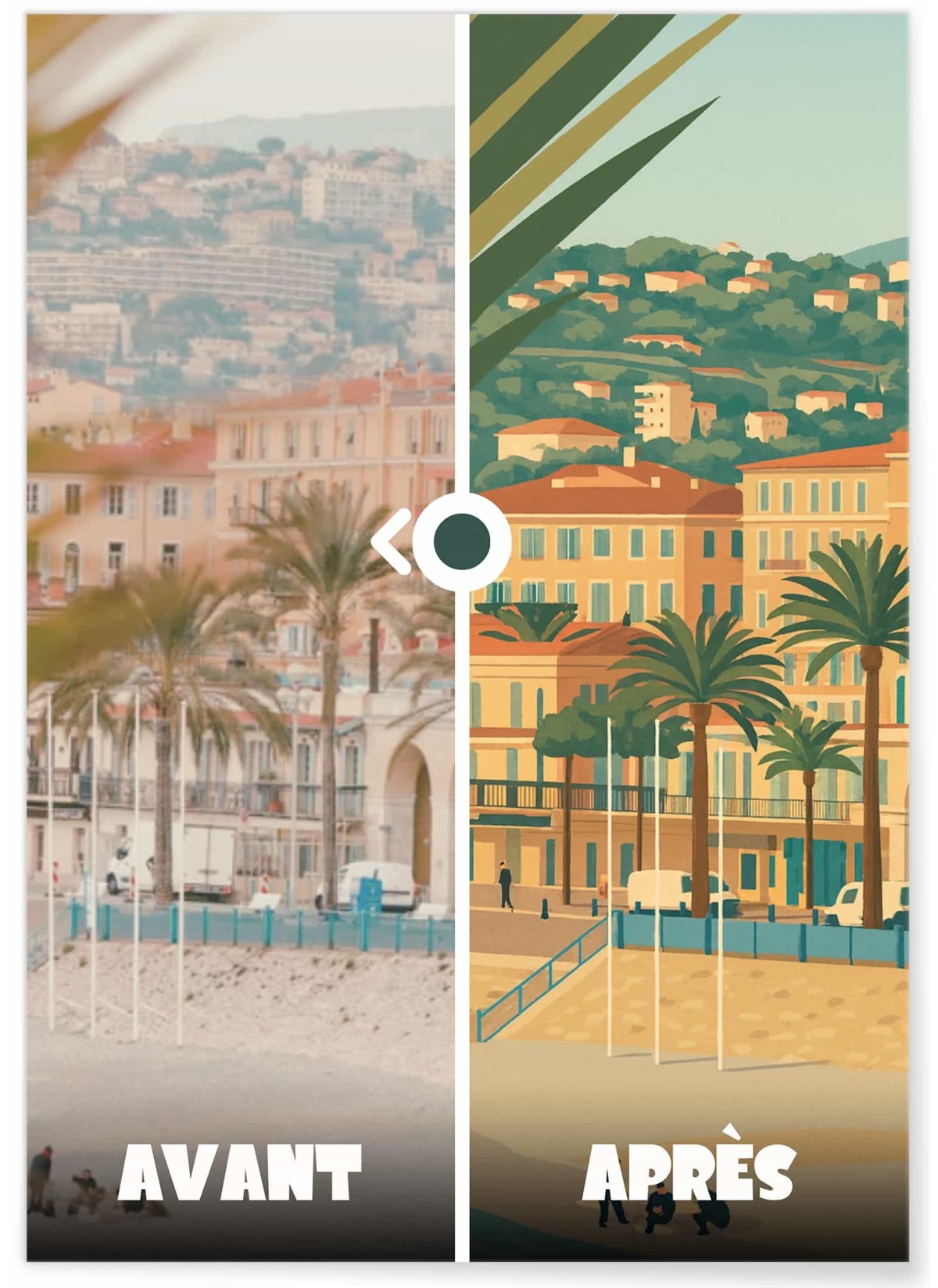 Illustration Personnalisée – Style vintage voyage | LAFFICHERIE