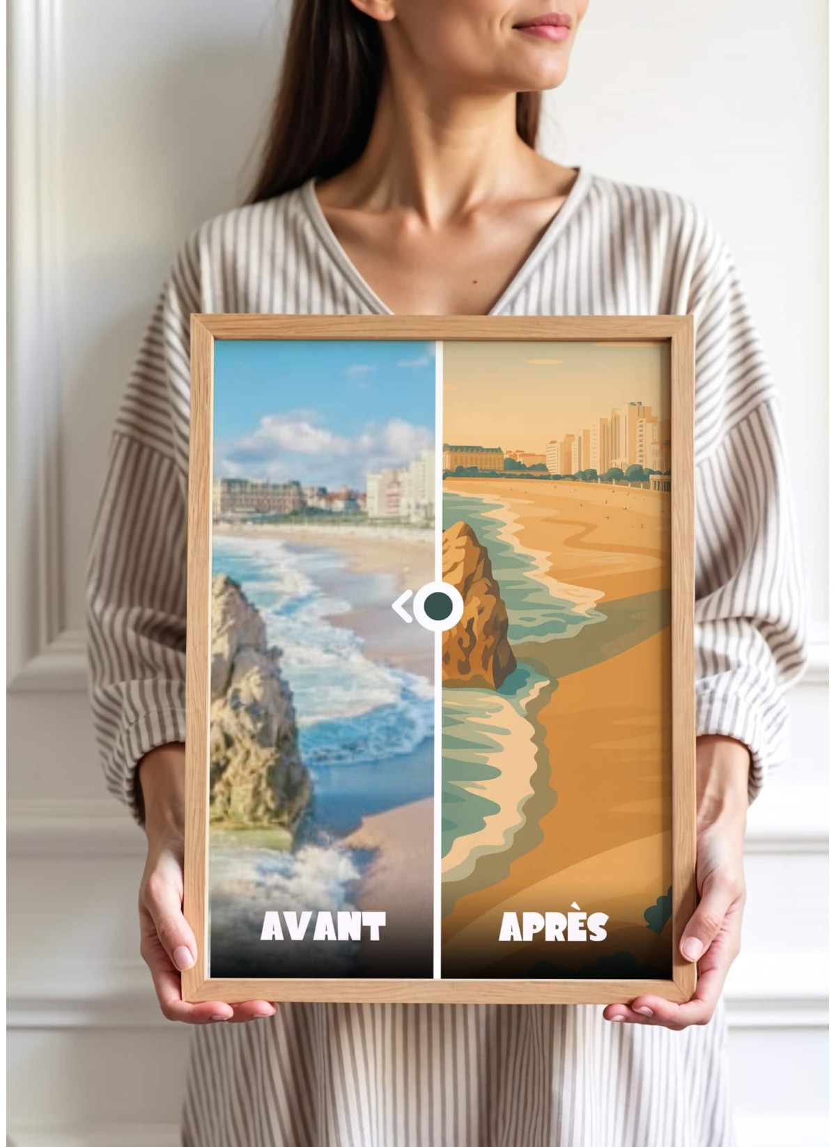 Illustration Personnalisée – Style vintage voyage | LAFFICHERIE