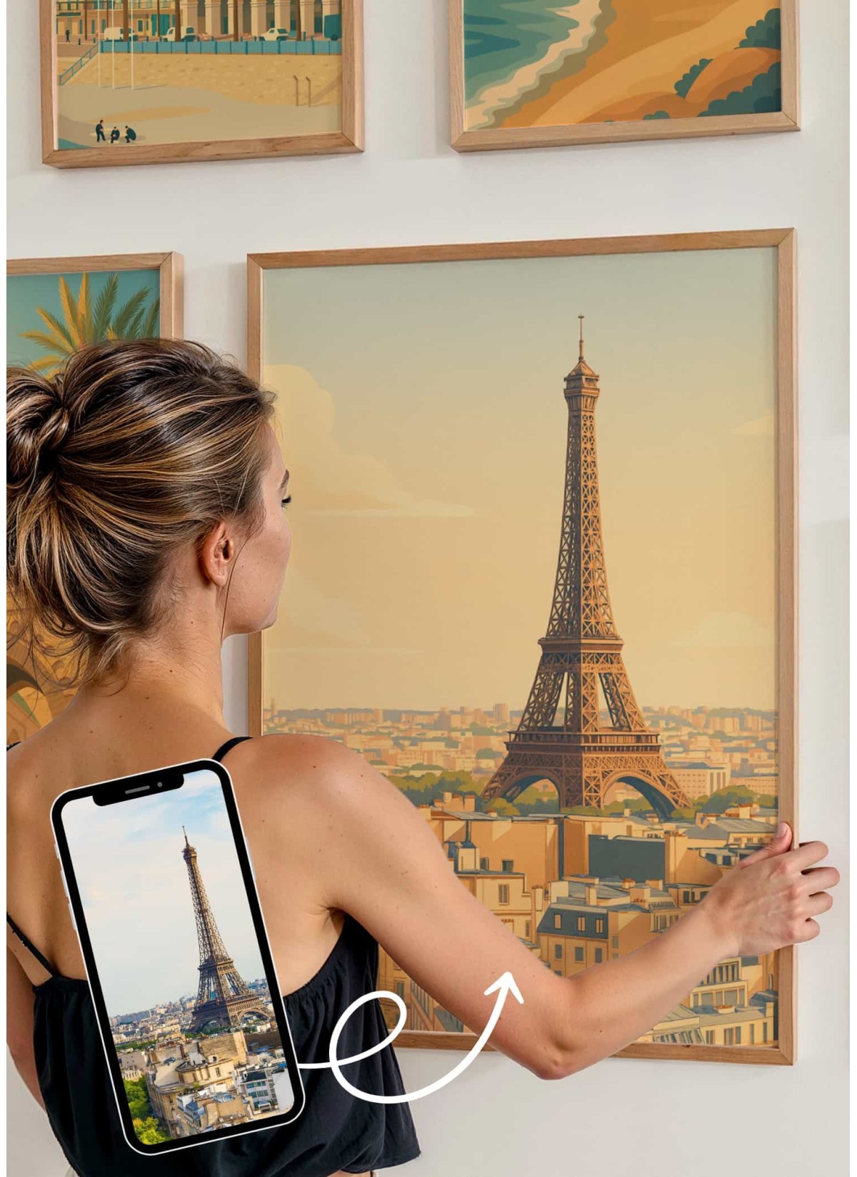 Illustration Personnalisée – Style vintage voyage | LAFFICHERIE