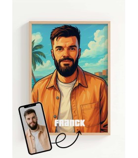 Affiche Personnalisée – Style Jeu Urbain | LAFFICHERIE
