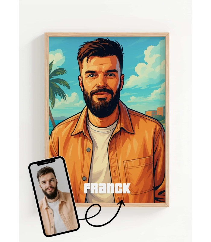 Affiche Personnalisée – Style Jeu Urbain | LAFFICHERIE