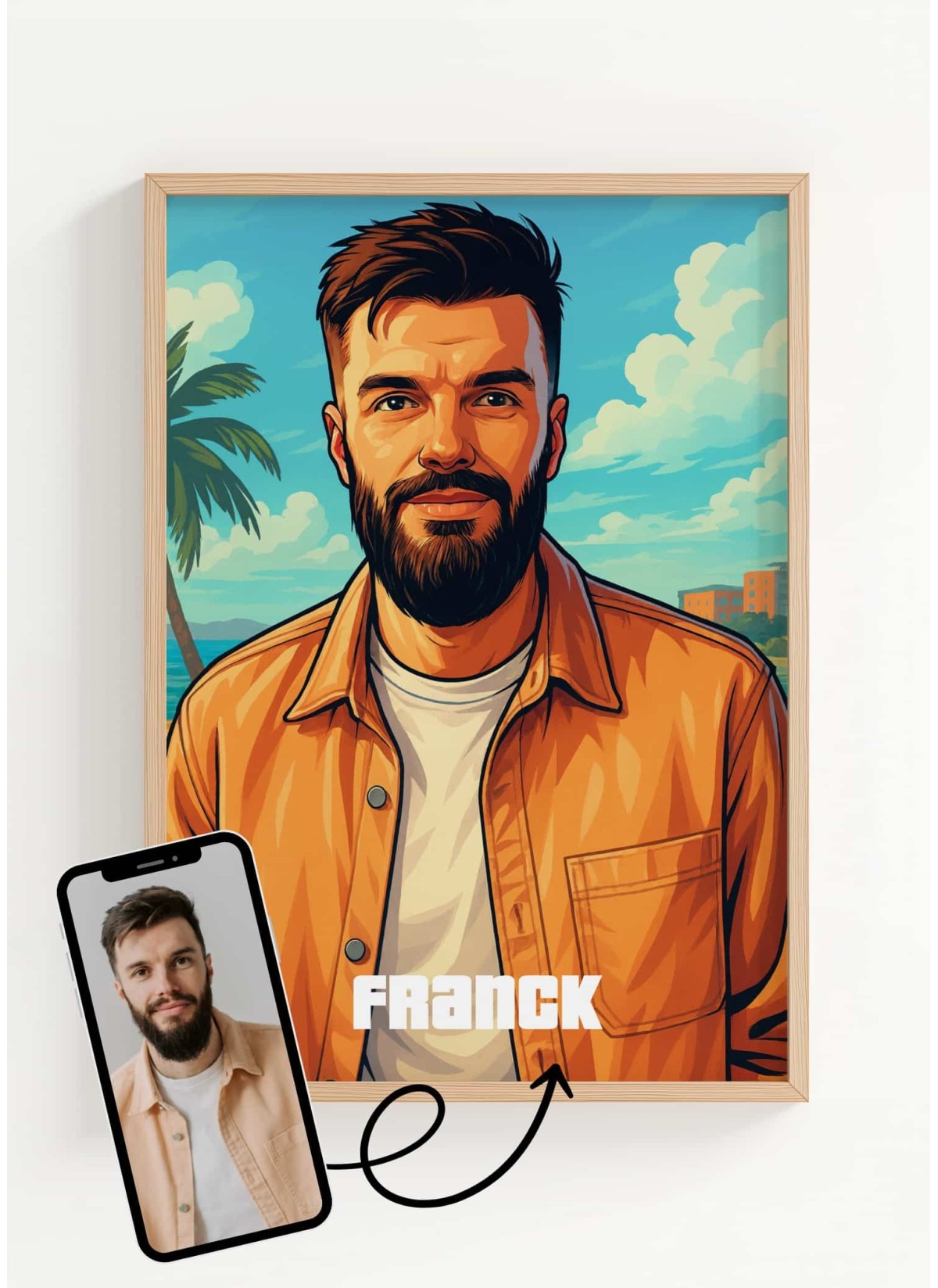 Affiche Personnalisée – Style Jeu Urbain | LAFFICHERIE