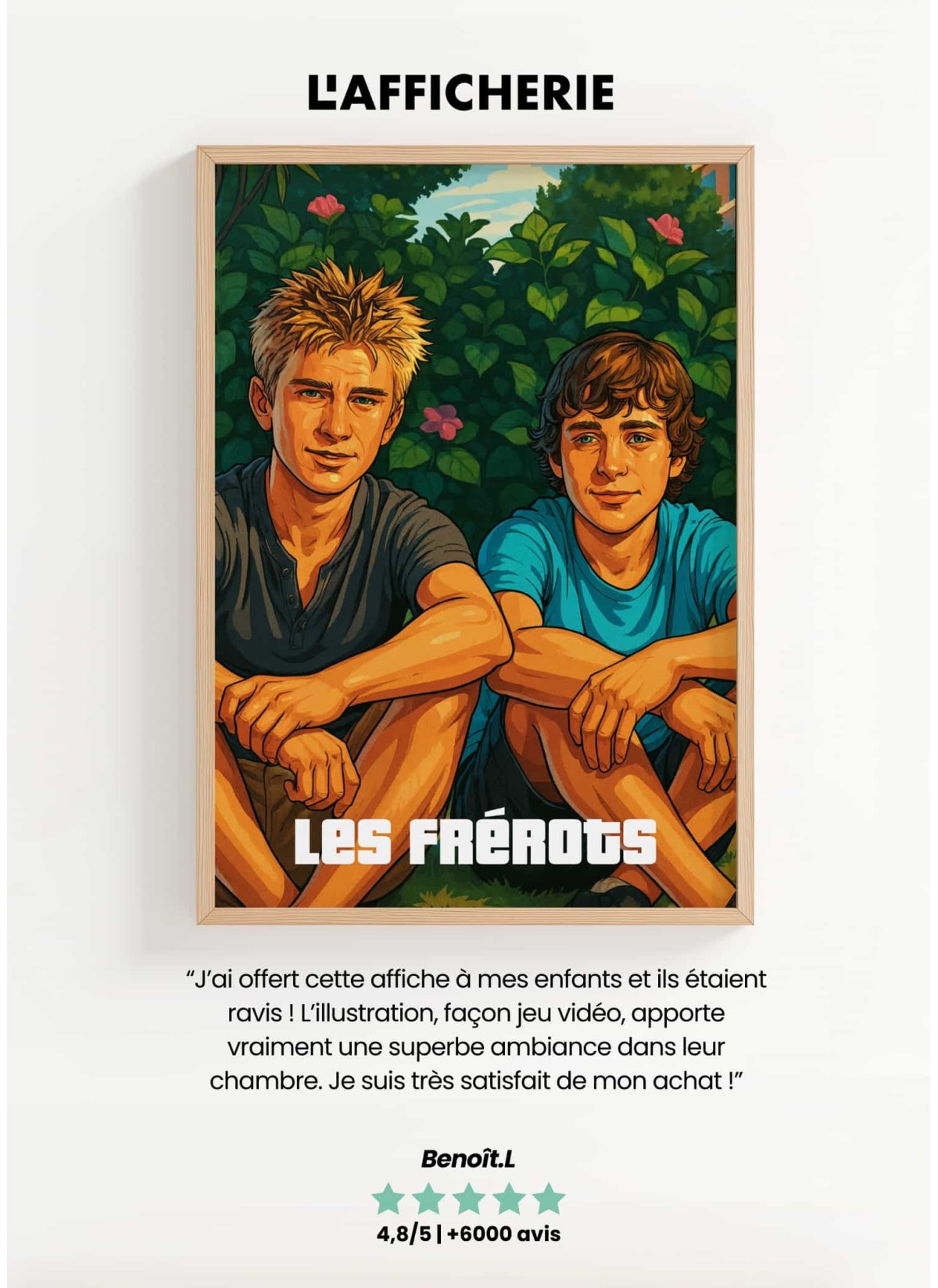 Affiche Personnalisée – Style Jeu Urbain | LAFFICHERIE