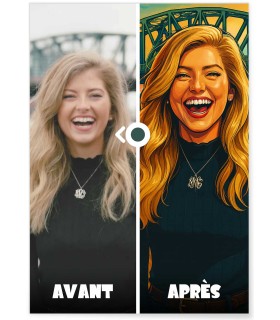 Affiche Personnalisée – Style Jeu Urbain | Maman