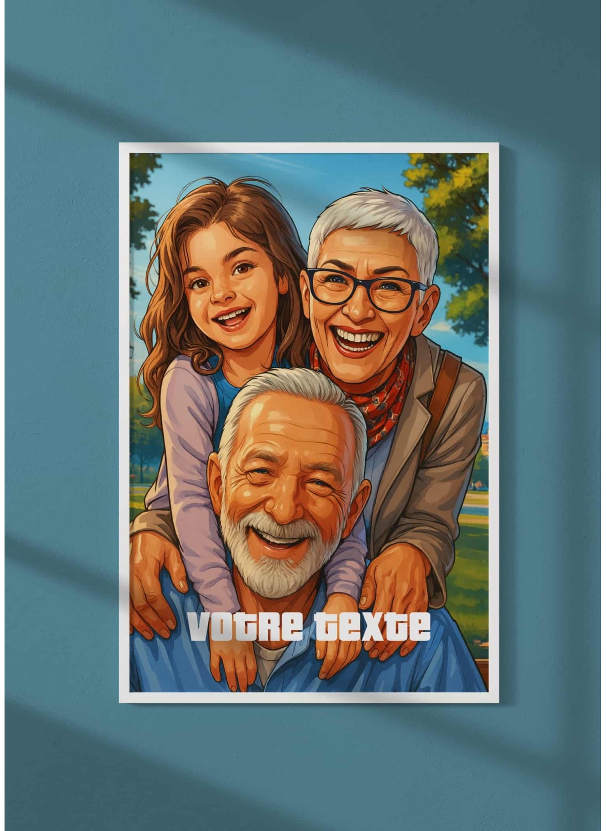 Affiche Personnalisée – Style Jeu Urbain pour frère et soeur | LAFFICHERIE