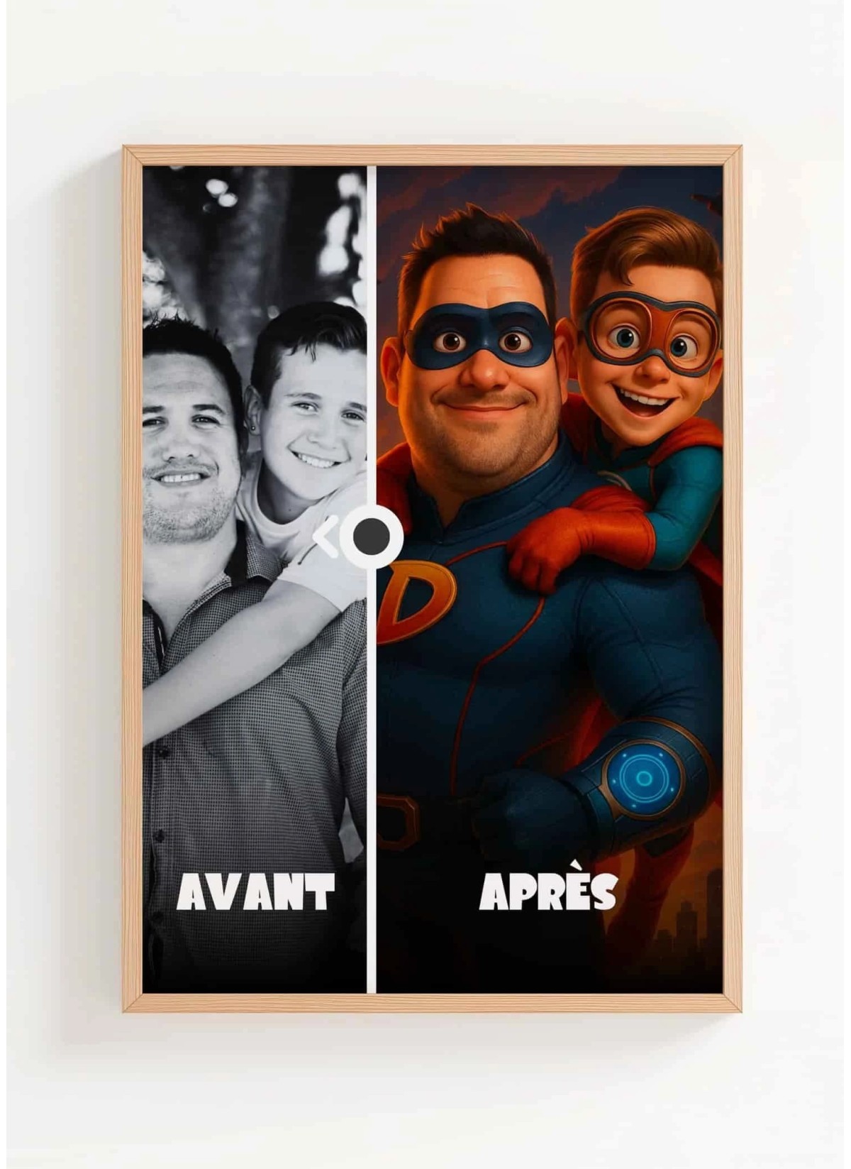 Affiche film super héros personnalisée pour collègues | L’AFFICHERIE