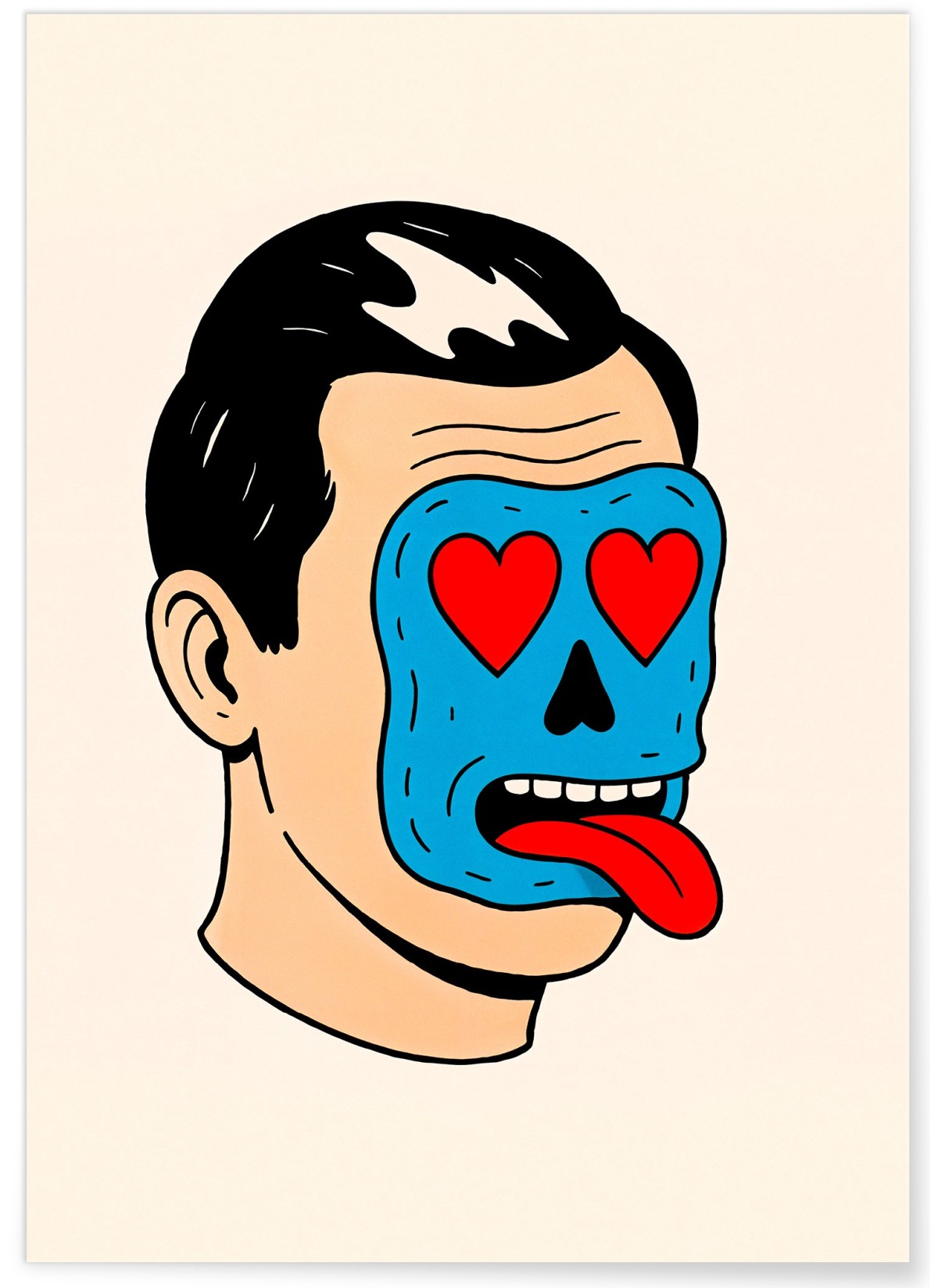 Affiche Visage amoureux