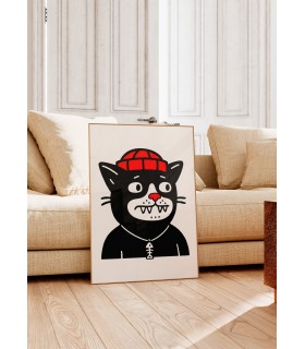 Affiche Chat urbain