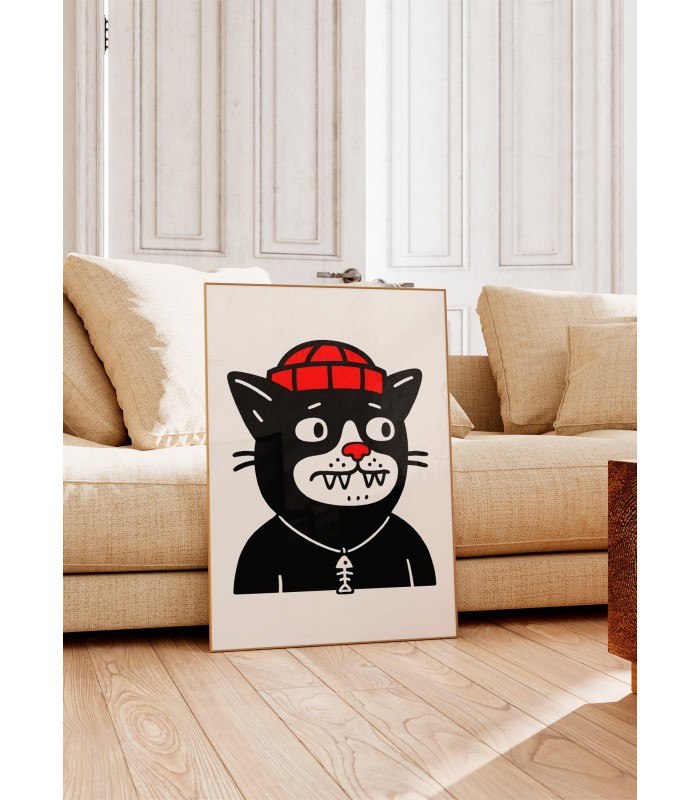 Affiche Chat urbain