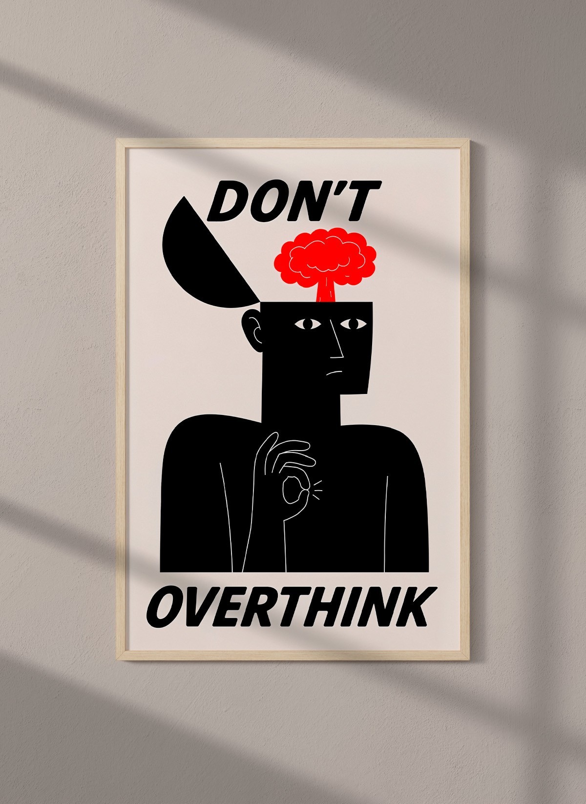 Affiche Don't overthink