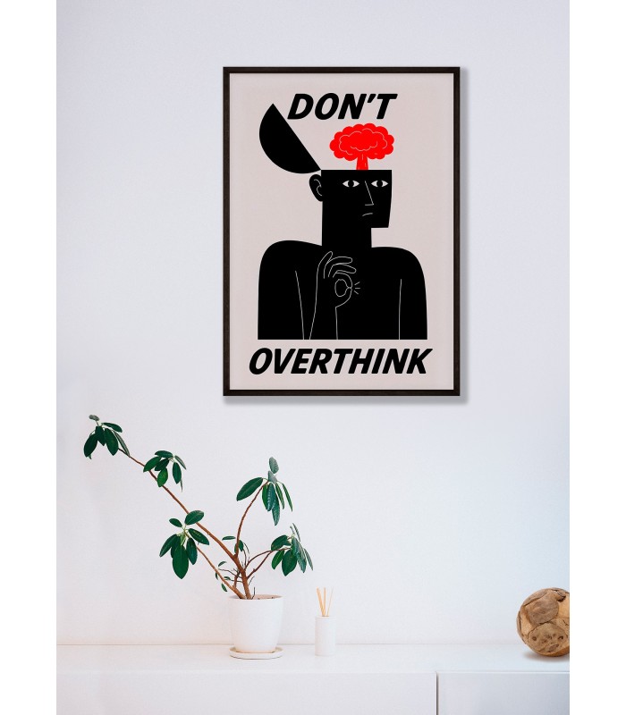 Affiche Don't overthink