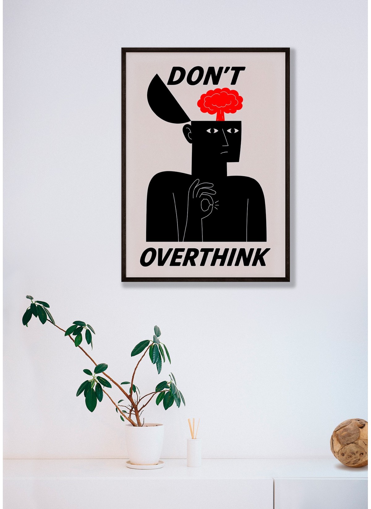 Affiche Don't overthink
