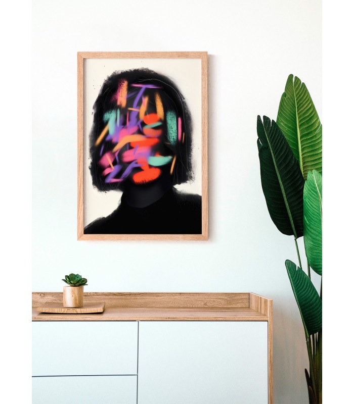 Affiche Explosion chromatique