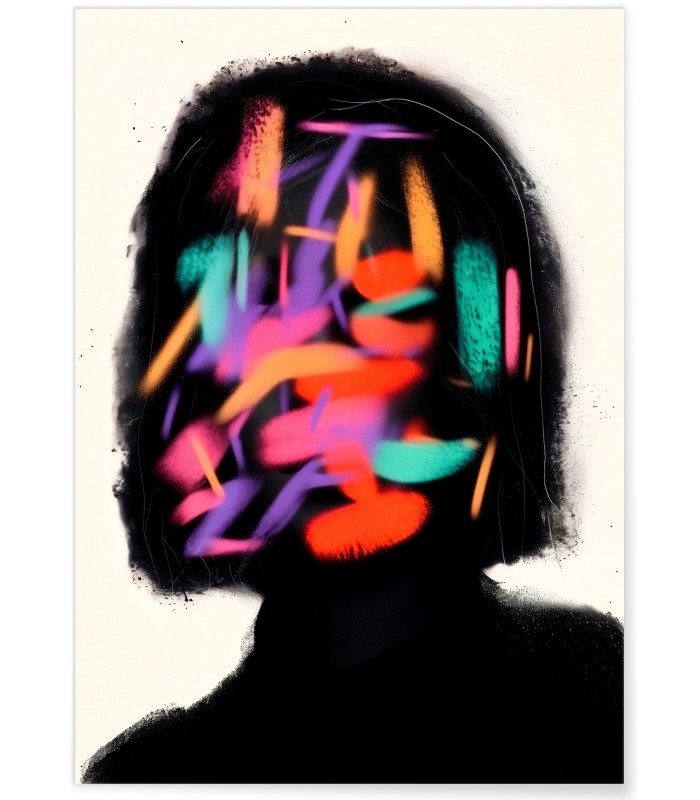 Affiche Explosion chromatique