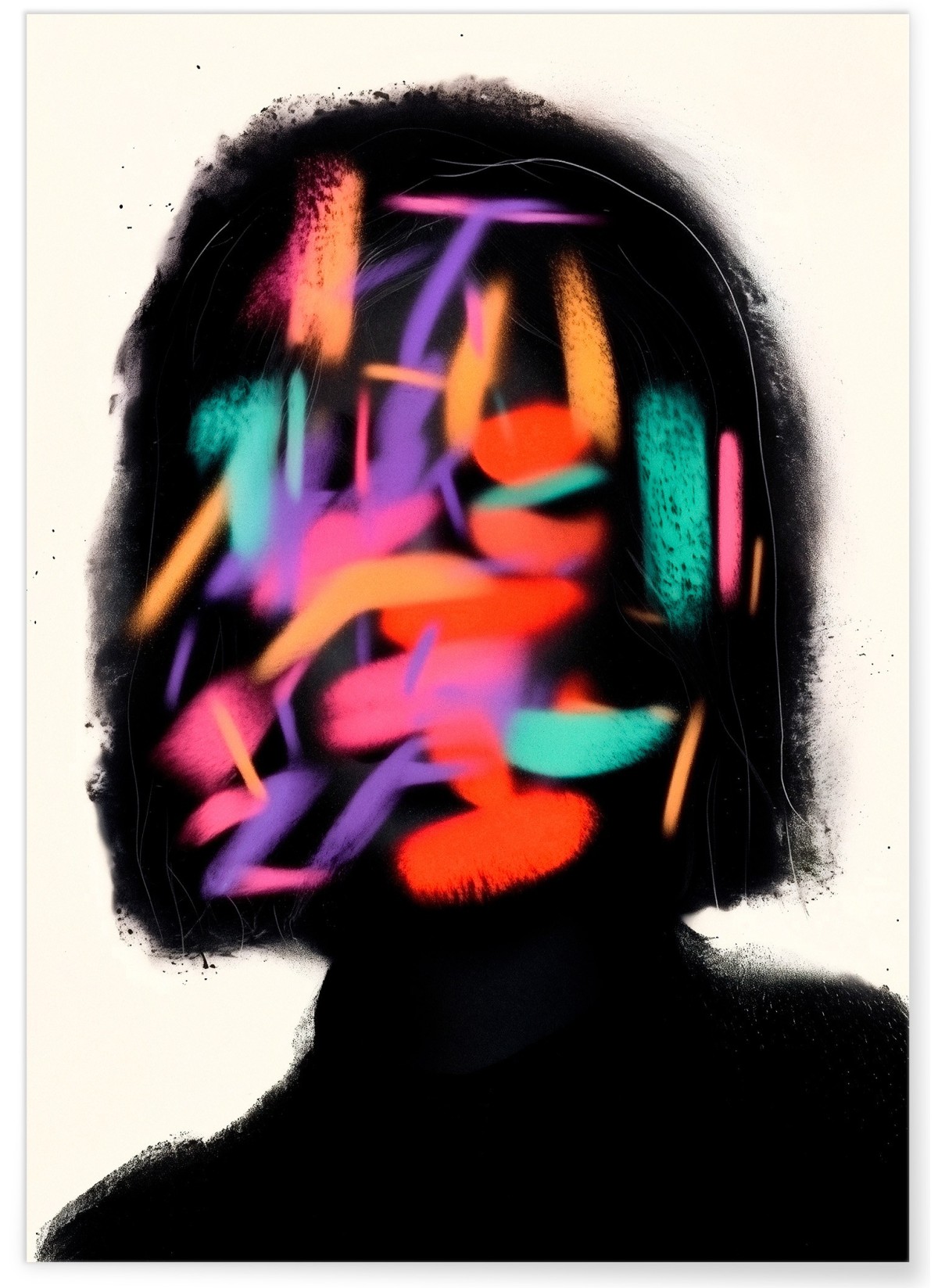 Affiche Explosion chromatique