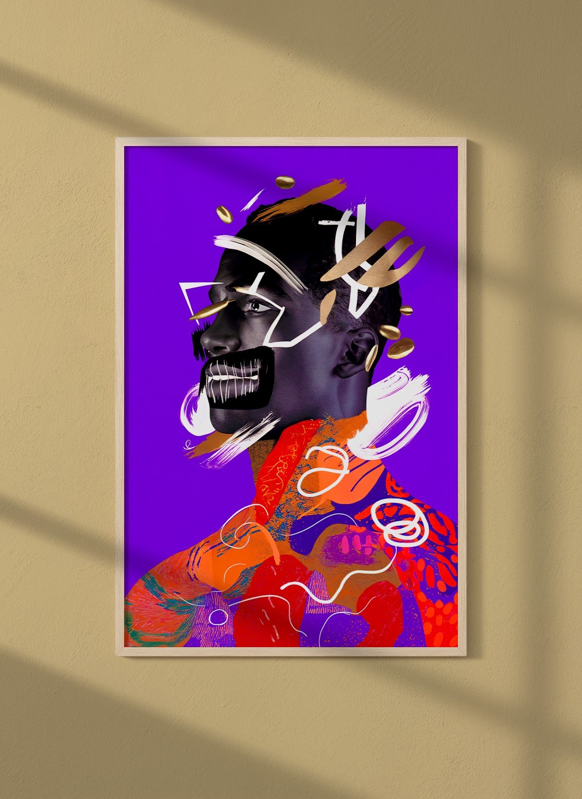 Affiche Portrait éclaté