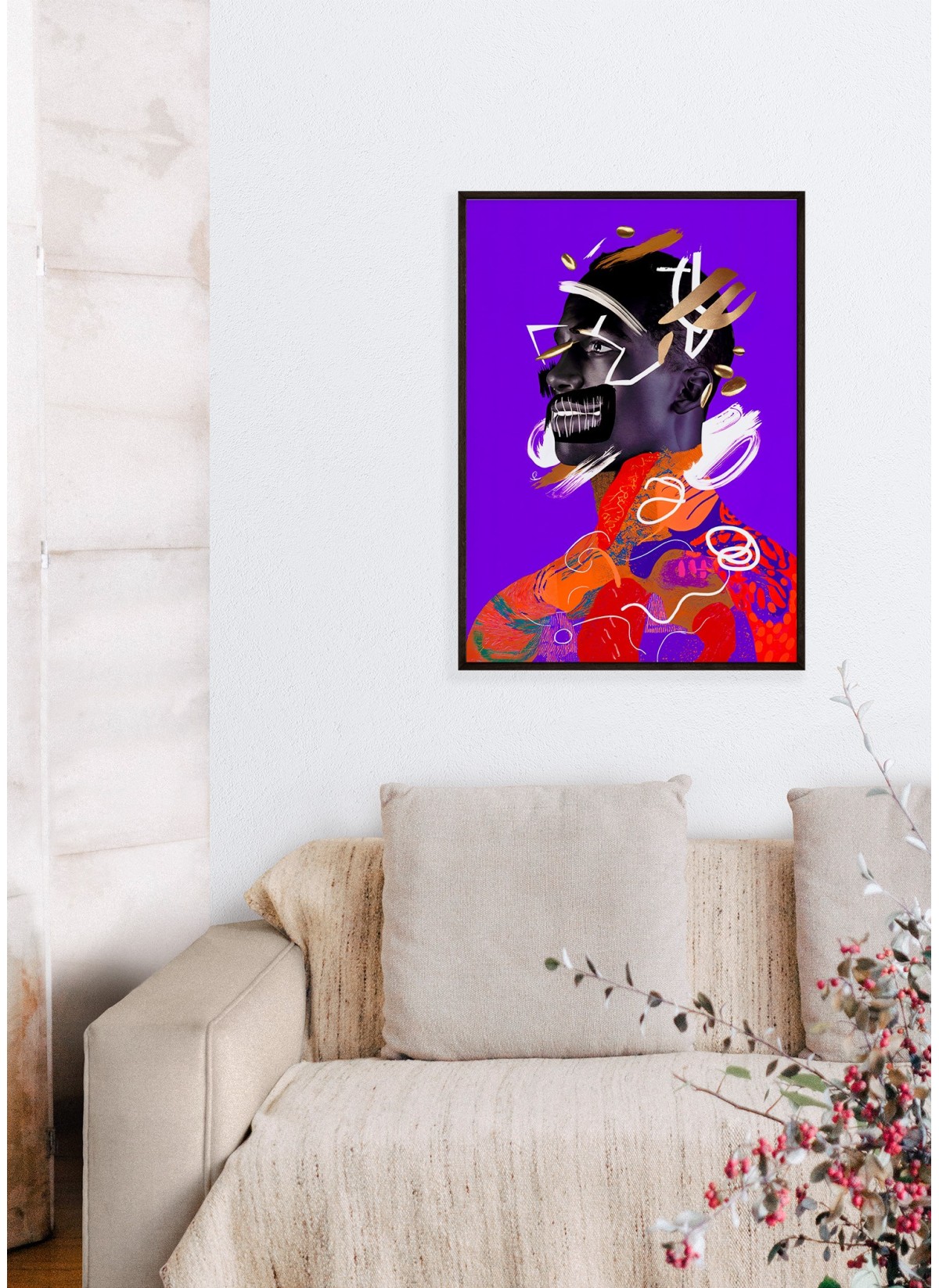 Affiche Portrait éclaté