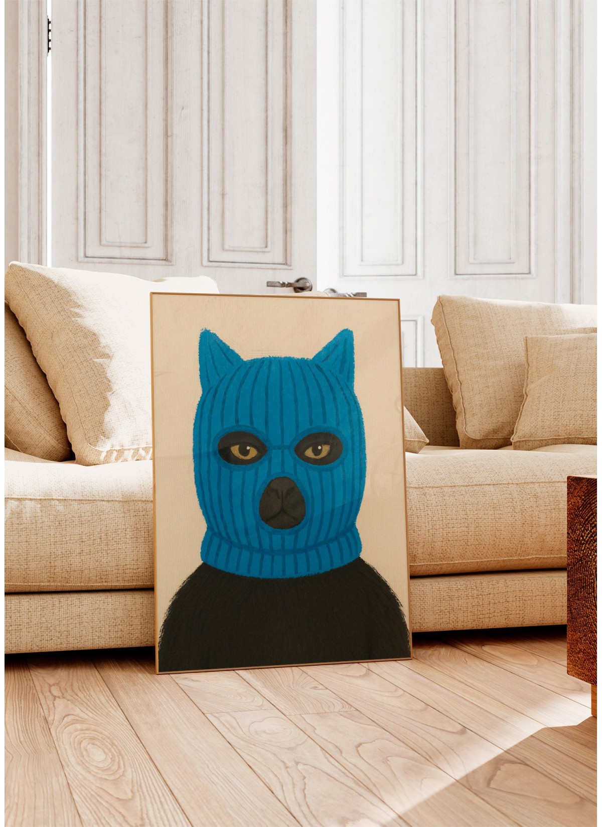 Affiche Chat masqué