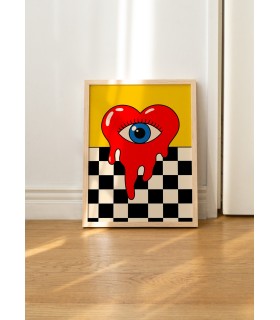 Affiche Cœur hypnotique