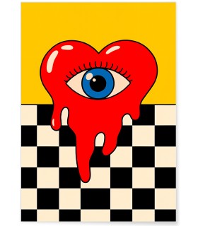 Affiche Cœur hypnotique