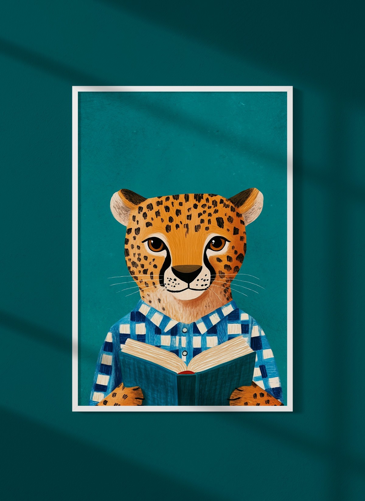 Affiche Guépard lecteur