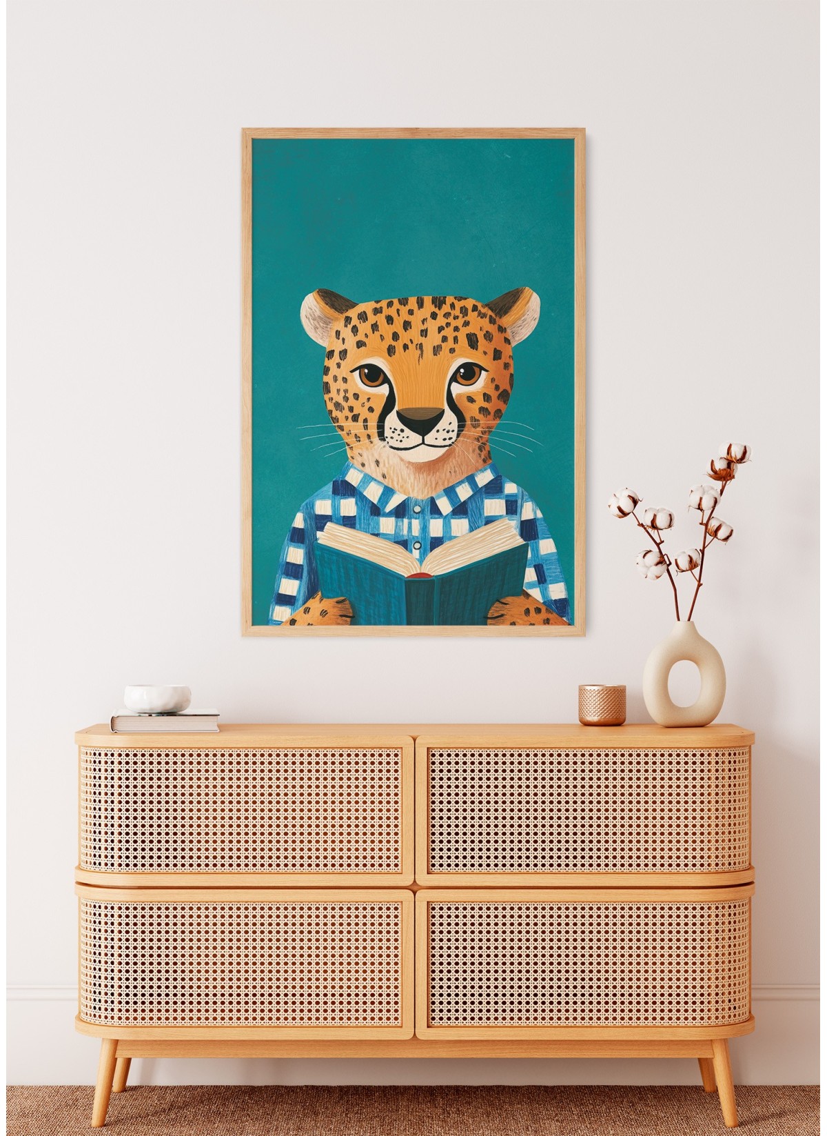 Affiche Guépard lecteur