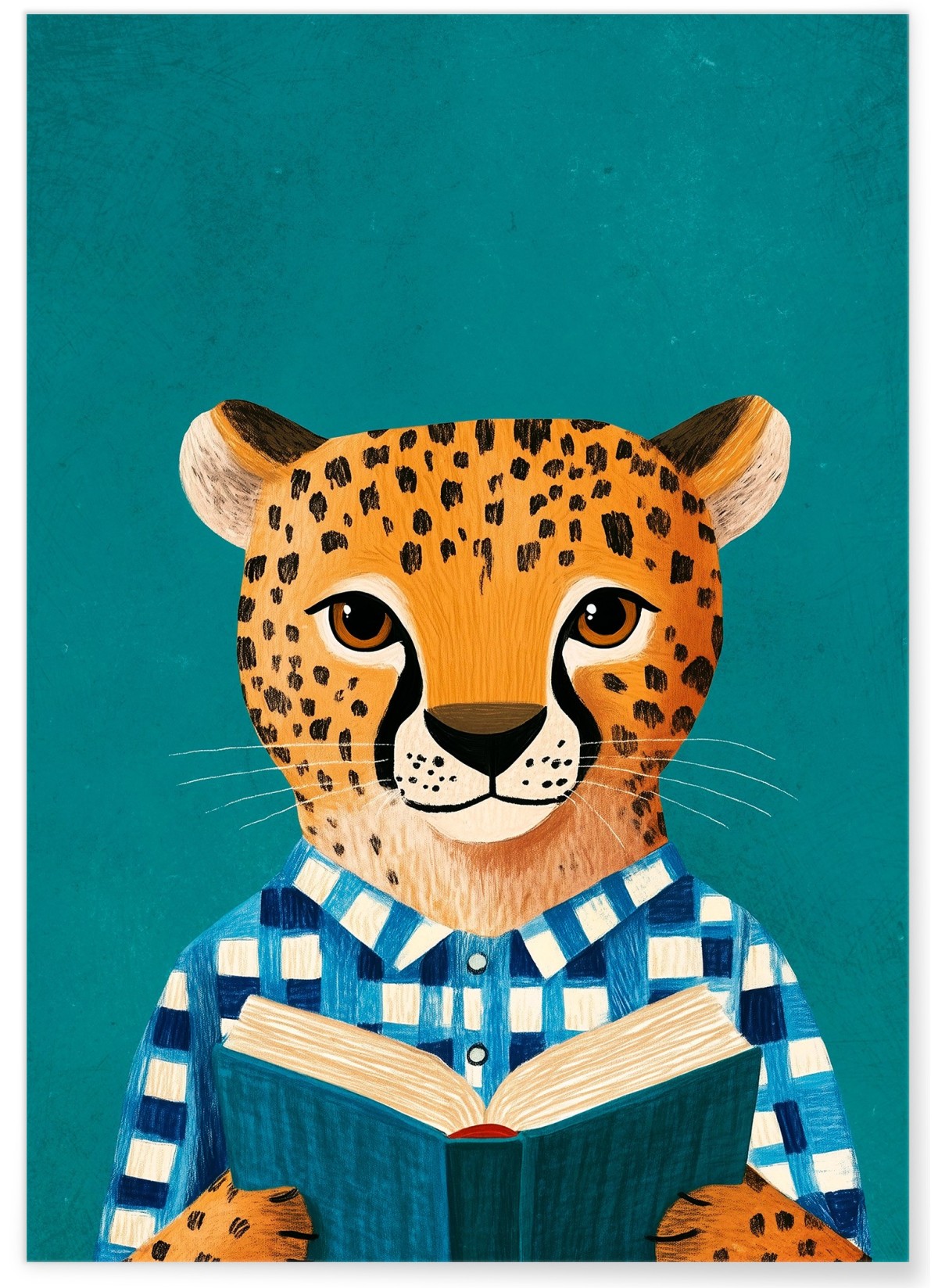 Affiche Guépard lecteur