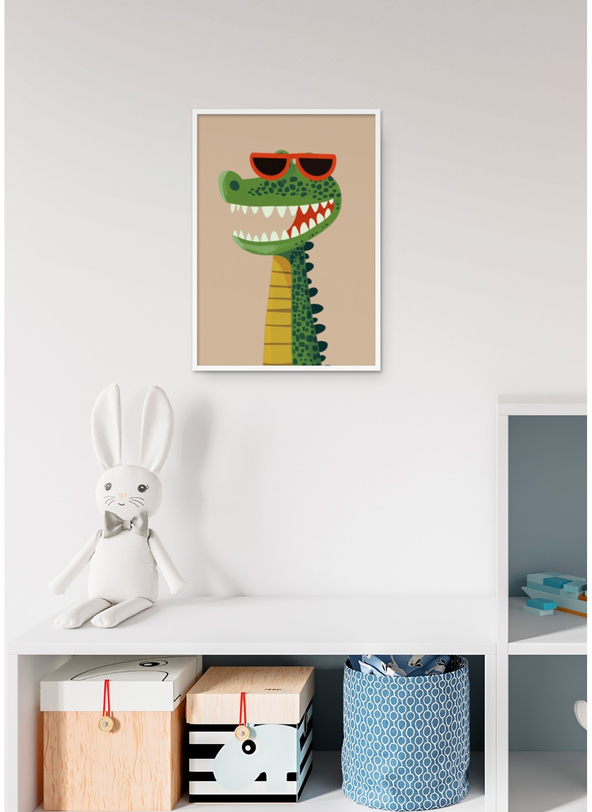 Affiche Crocodile à lunettes