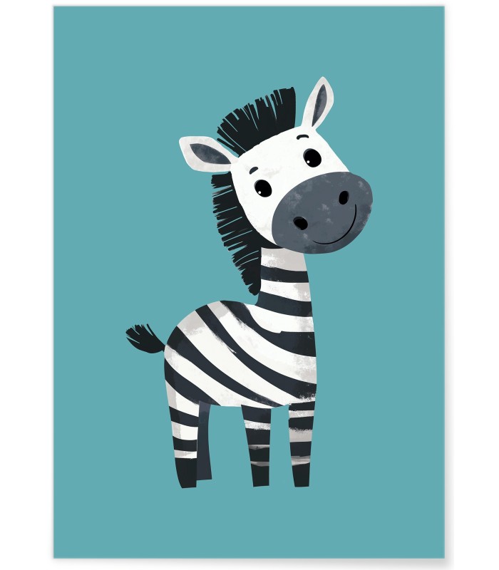 Affiche Petit Zèbre