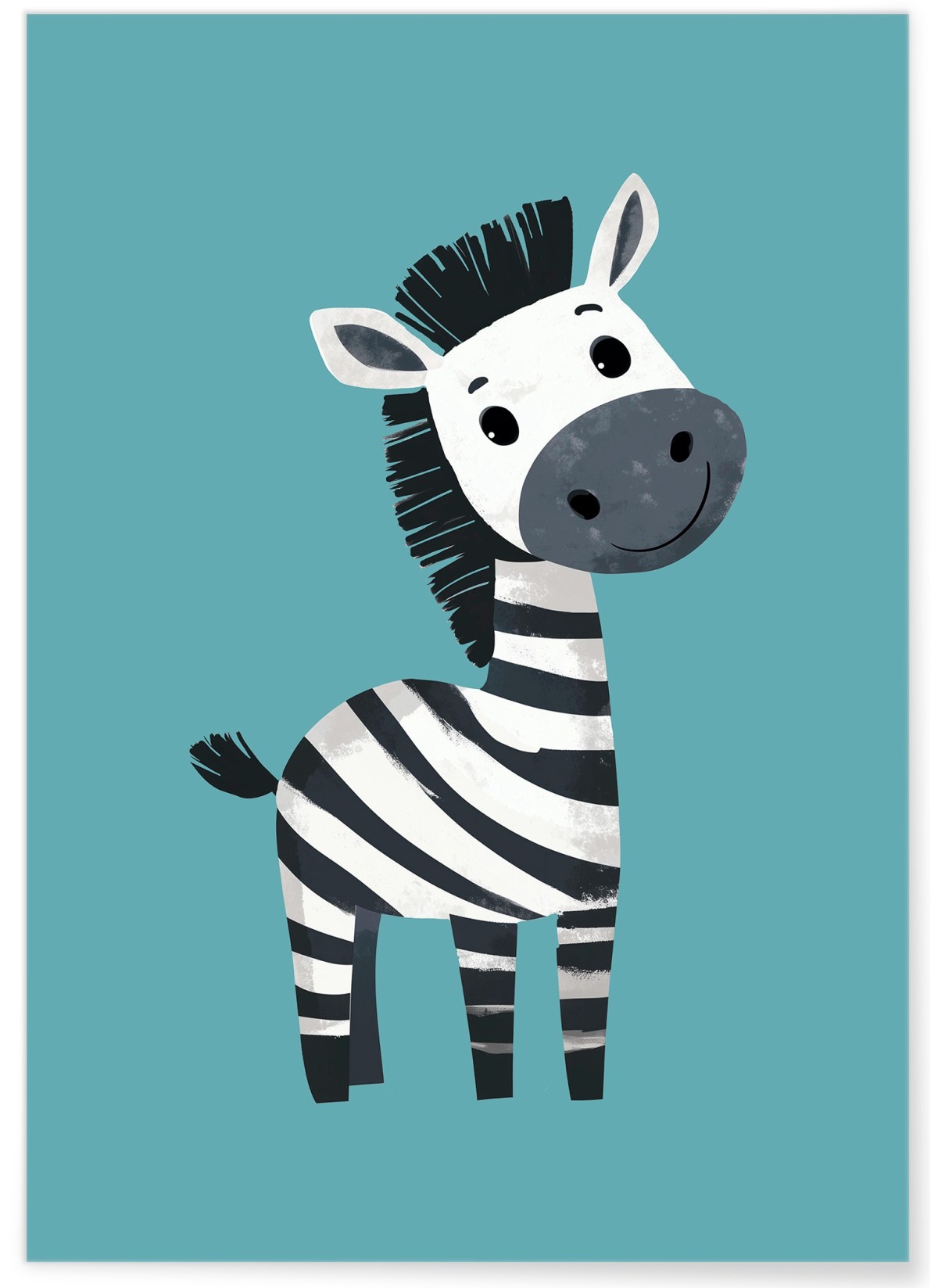 Affiche Petit Zèbre