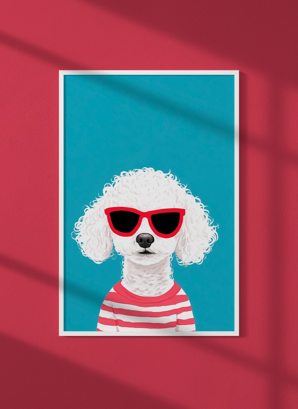 Affiche Chien stylé