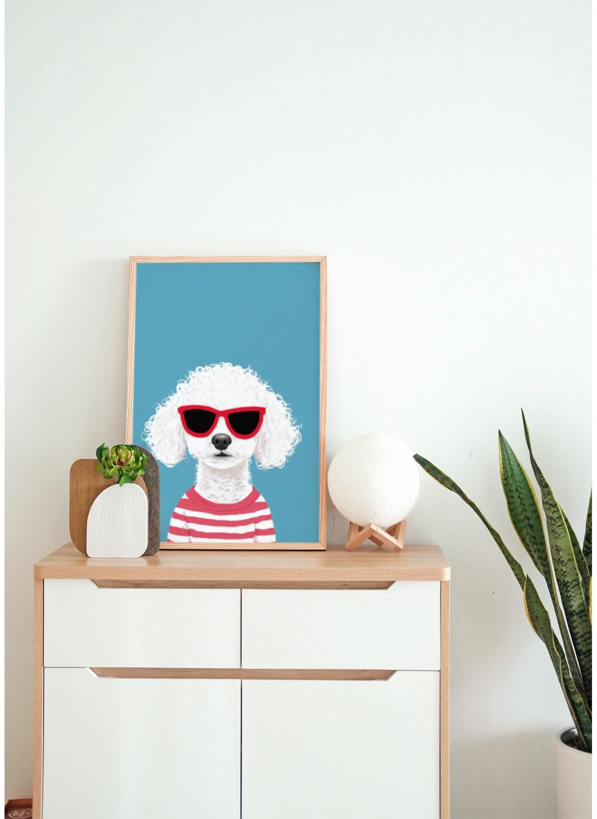 Affiche Chien stylé