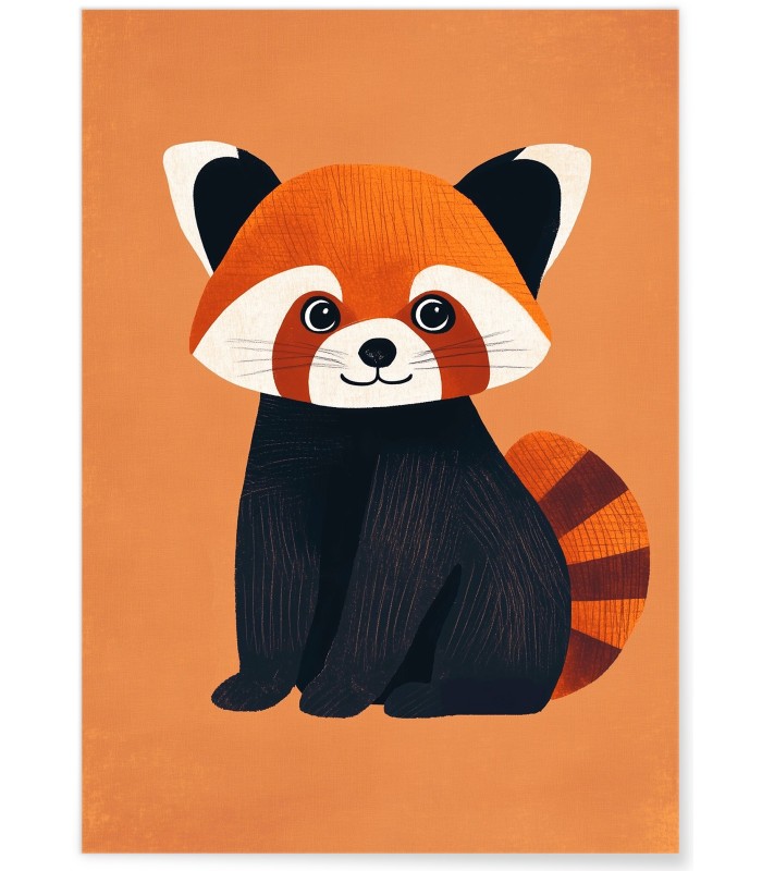 Affiche Panda roux