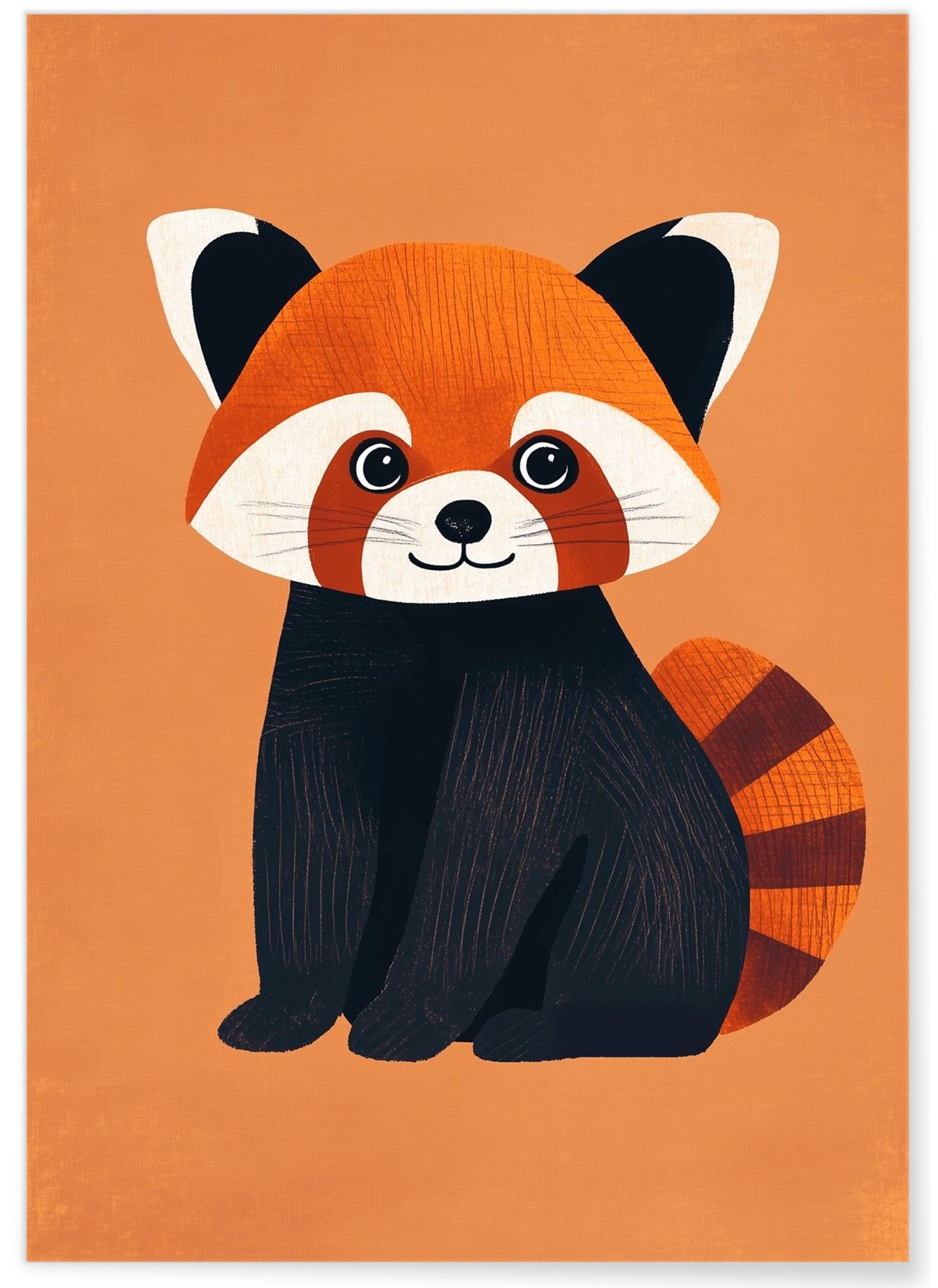 Affiche Panda roux