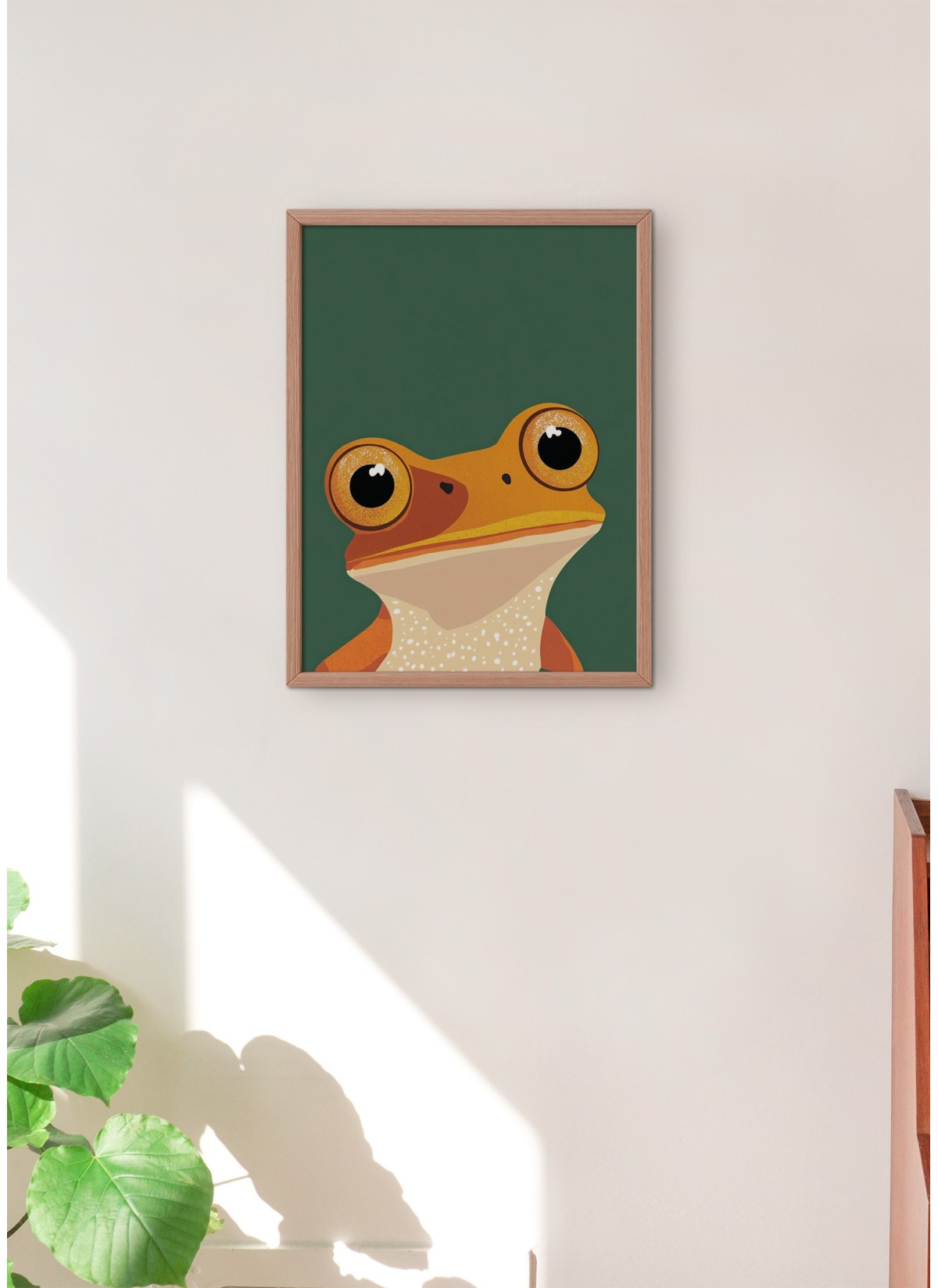 Affiche Grenouille rigolote