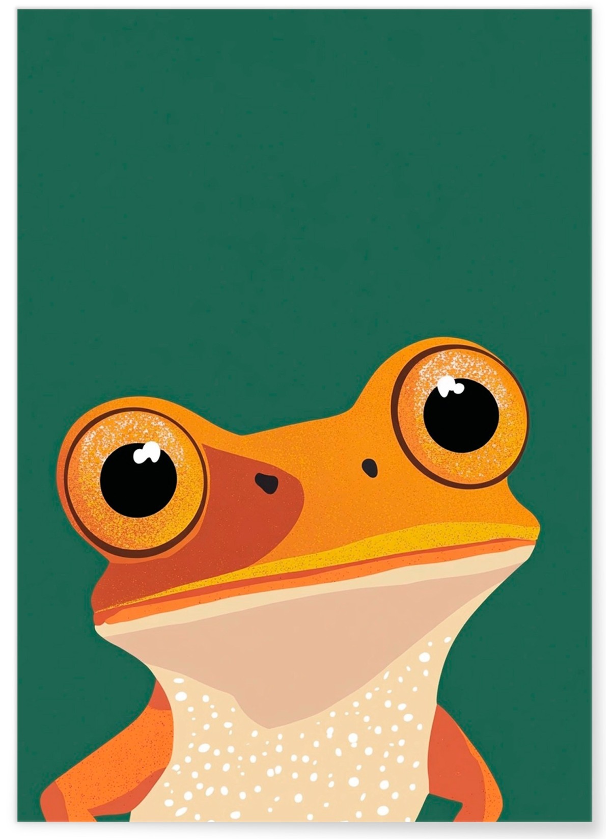 Affiche Grenouille rigolote | L’Afficherie