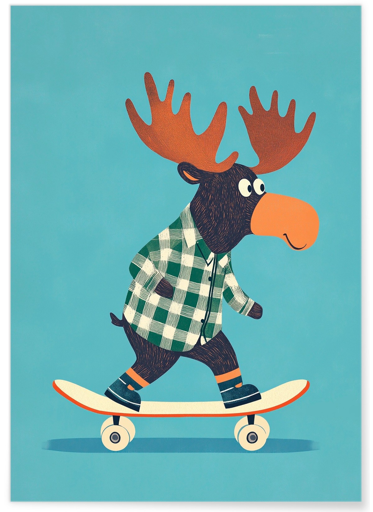 Affiche Élan skateur