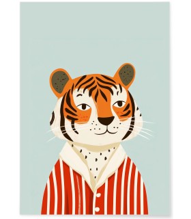 Affiche Tigre élégant