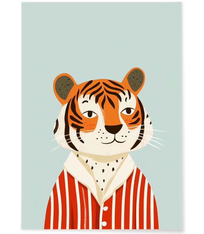 Affiche Tigre élégant