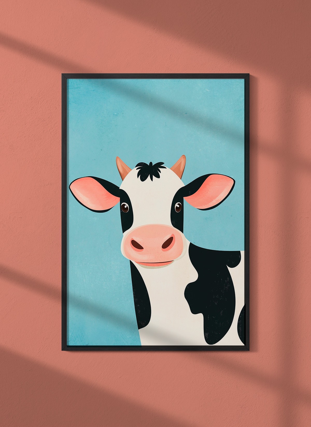 Affiche Vache souriante