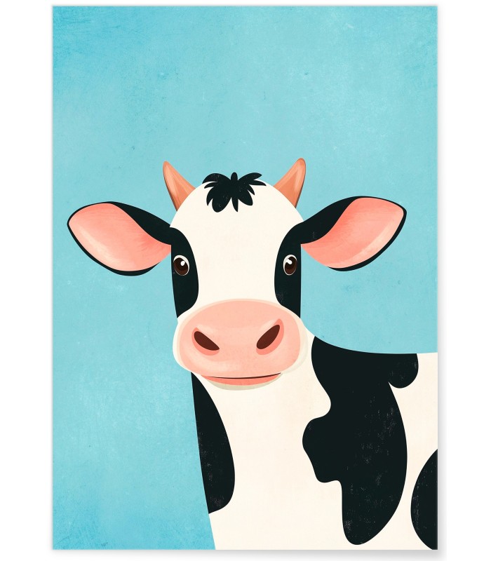 Affiche Vache souriante