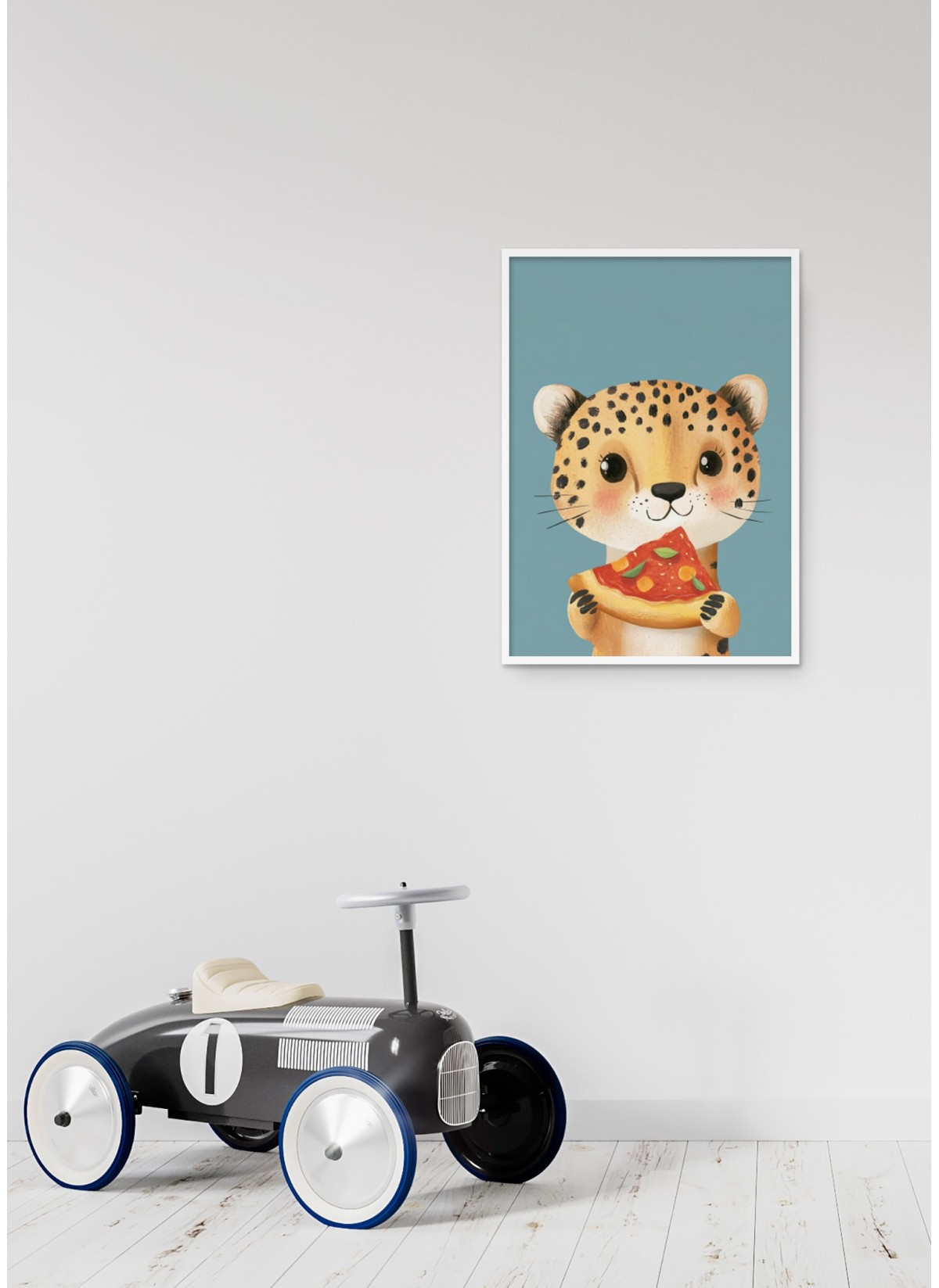 Affiche Guépard gourmand