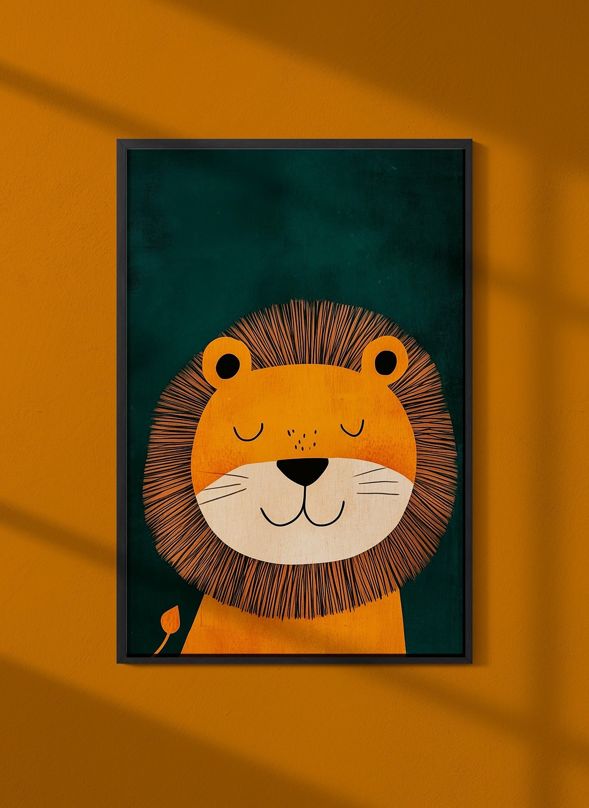 Affiche Lion apaisé