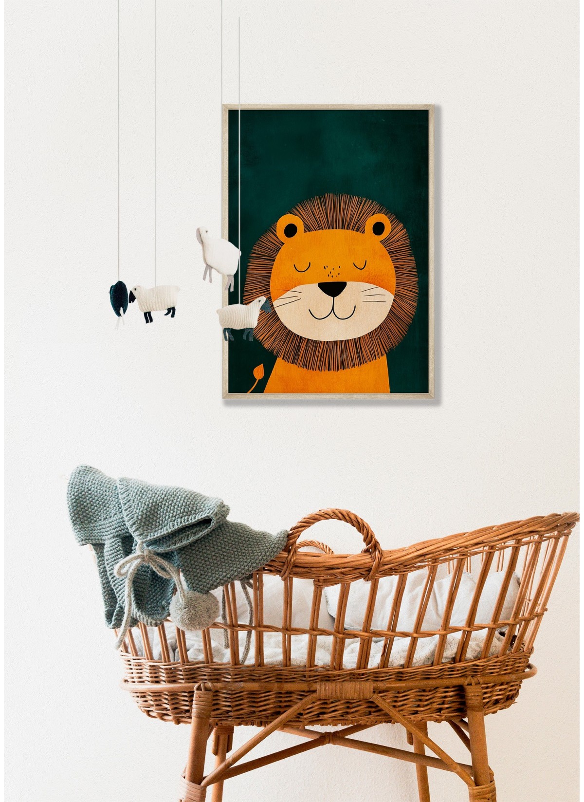 Affiche Lion apaisé